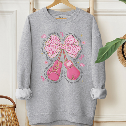 Boxing🎗️Cancer support Sweatshirt
