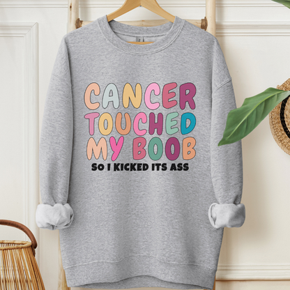 My boob🎗️Cancer support Sweatshirt