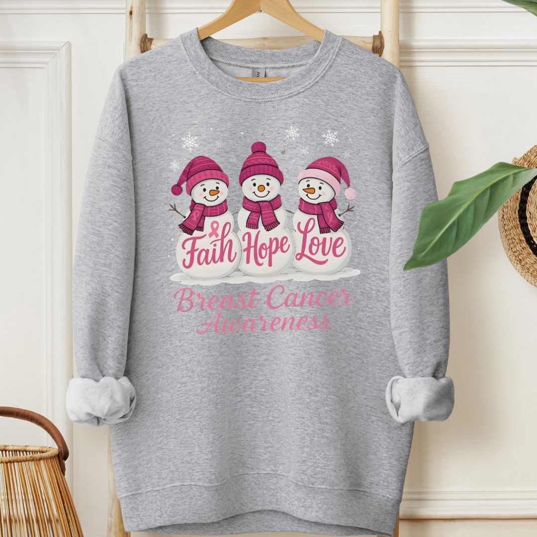 Snow🎗️Cancer support Sweatshirt (Christmas Limited Edition)