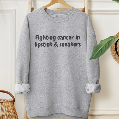Lipstick🎗️Cancer support Sweatshirt