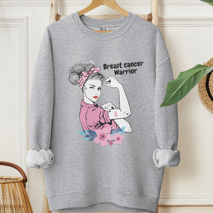 Breast Cancer Warrior🎗️Cancer support Sweatshirt