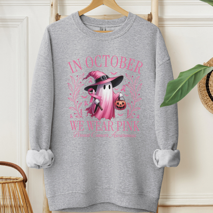 In October🎗️Cancer support Sweatshirt