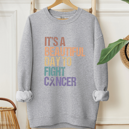 Beautiful🎗️Cancer support Sweatshirt