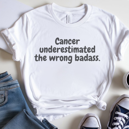 Underestimated🎗️ Cancer Support T-shirt