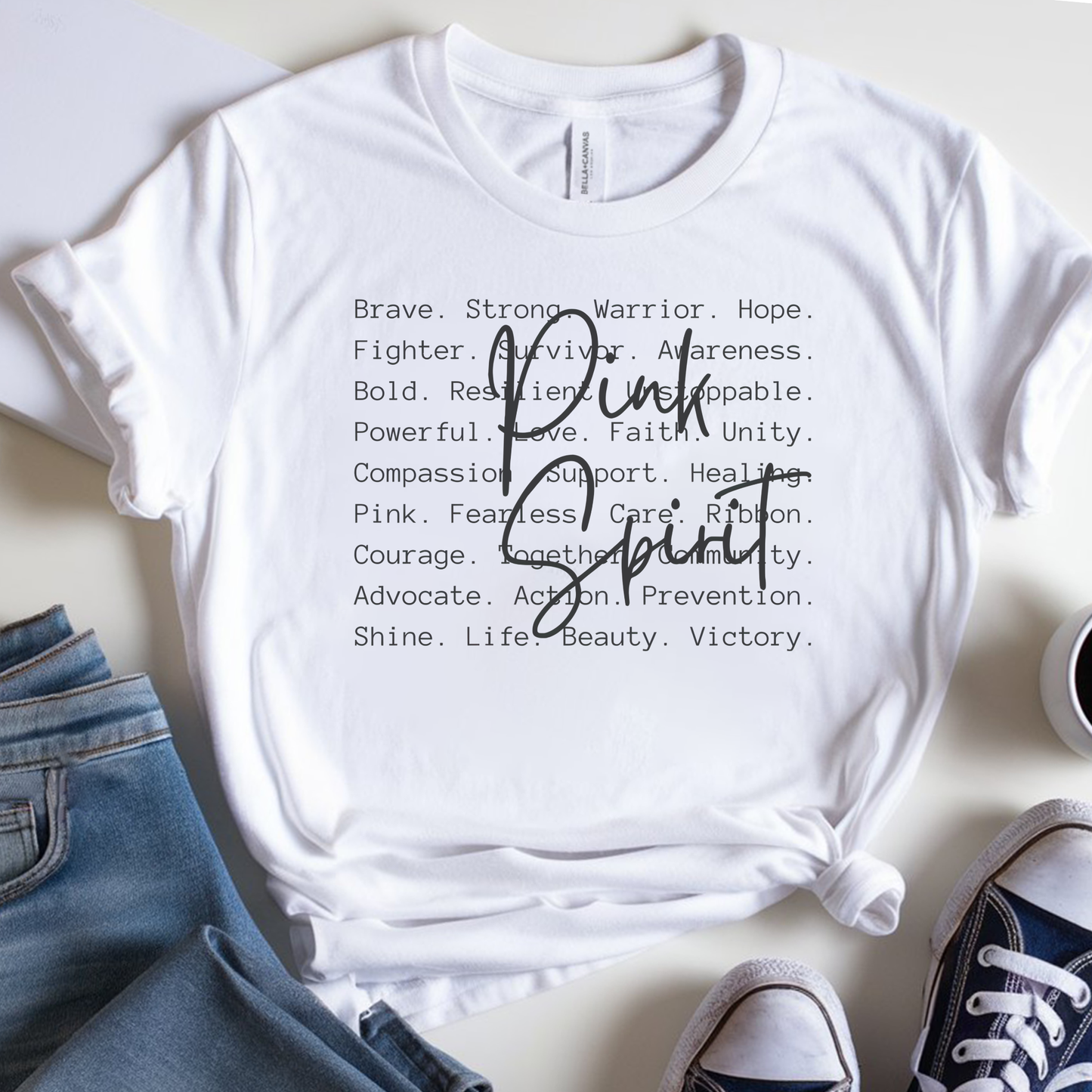 Pink Spirit🎗️ Cancer Support T-shirt