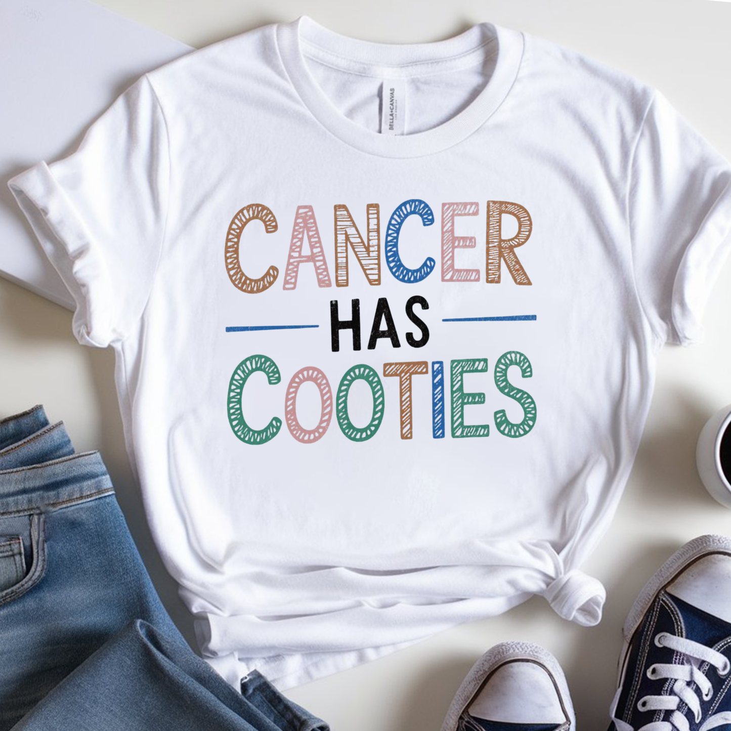 Cooties🎗️ Cancer Support T-shirt