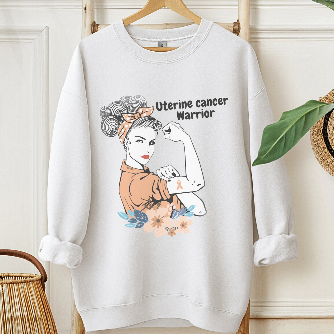 Uterine Cancer Warrior🎗️Cancer support Sweatshirt