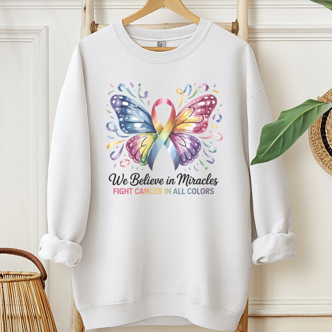 Miracle🎗️Cancer support Sweatshirt