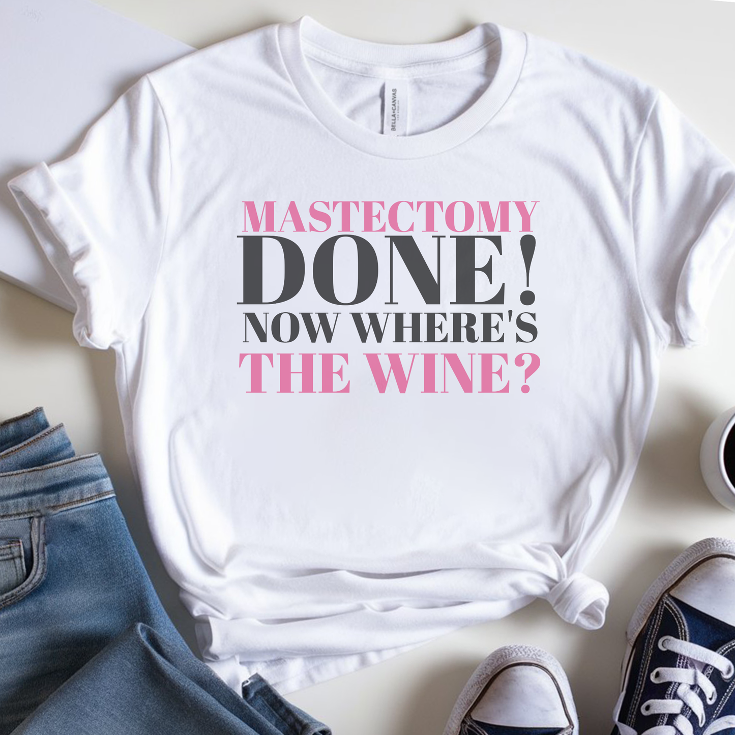 Wine🎗️ Cancer Support T-shirt