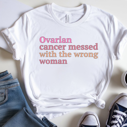 Ovarian🎗️ Cancer Support T-shirt