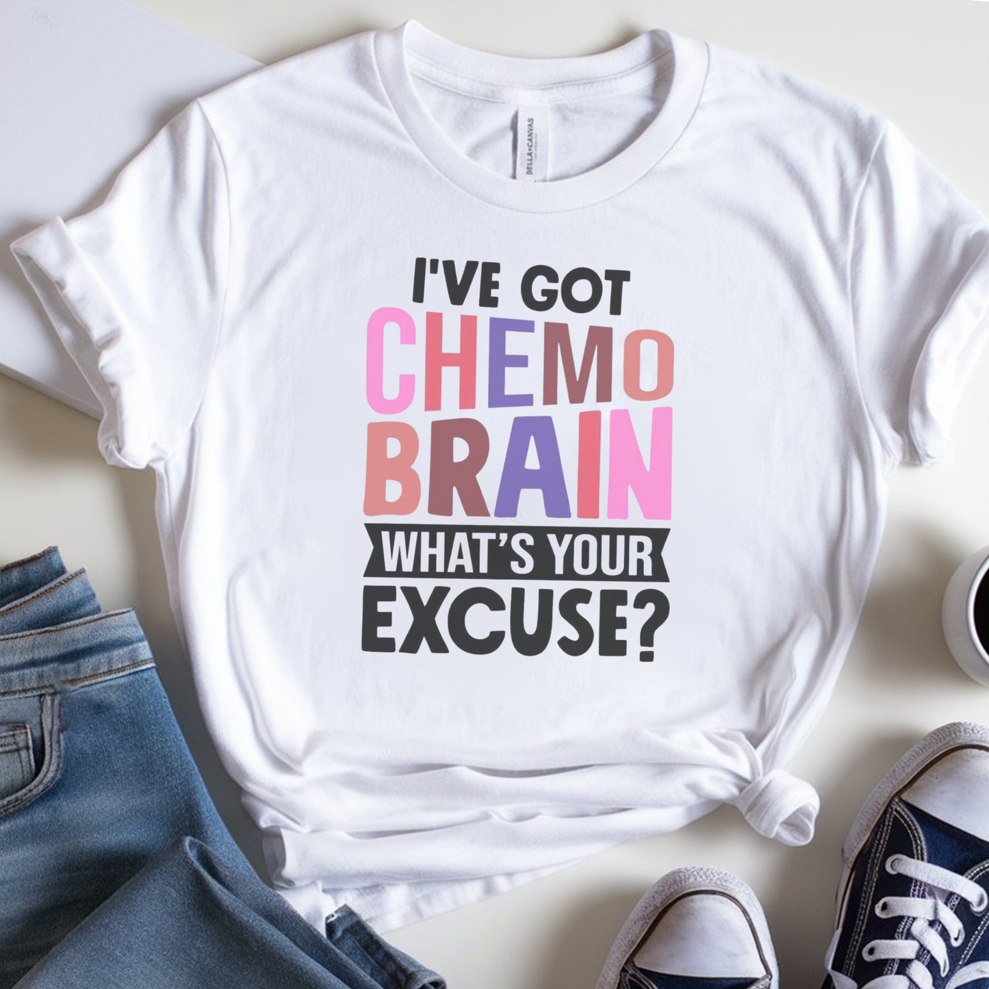 Chemo Brain🎗️ Cancer Support T-shirt