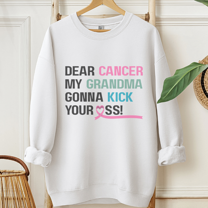 Grandma gonna kick🎗️Cancer support Sweatshirt