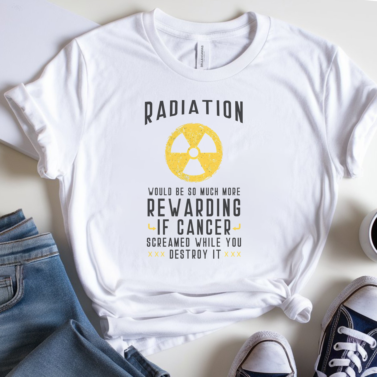Radiation🎗️ Cancer Support T-shirt