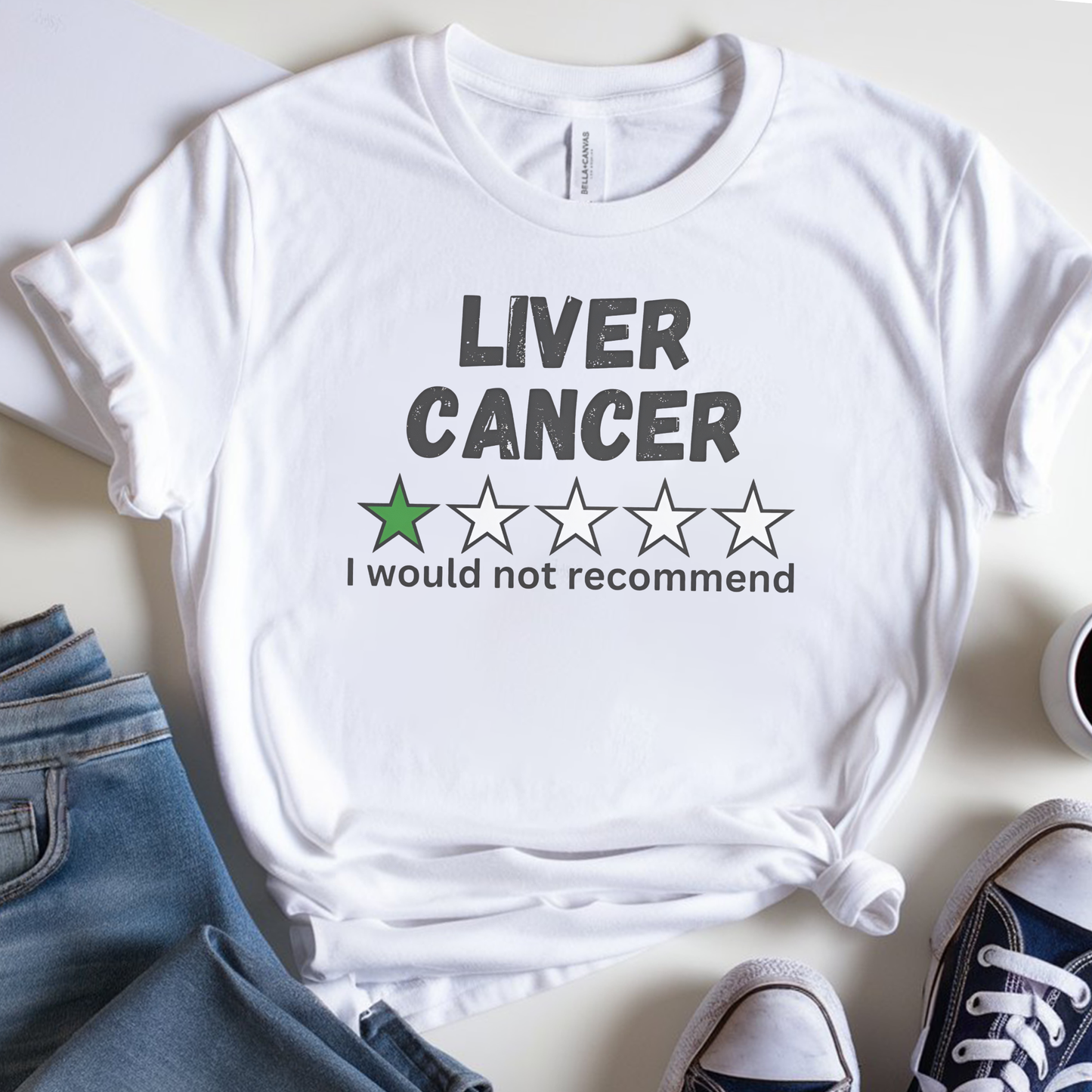 Liver Star🎗️ Cancer Support T-shirt