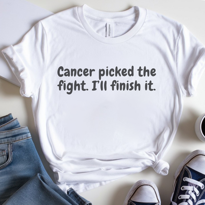 Finish It🎗️ Cancer Support T-shirt