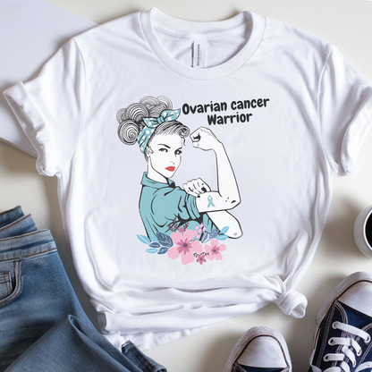 Ovarian Warrior🎗️ Cancer Support T-shirt