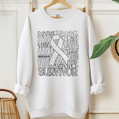 Im a Survivor🎗️Cancer support Sweatshirt