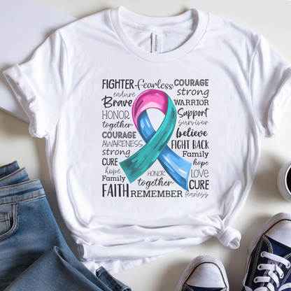 Thyroid🎗️ Cancer Support T-shirt