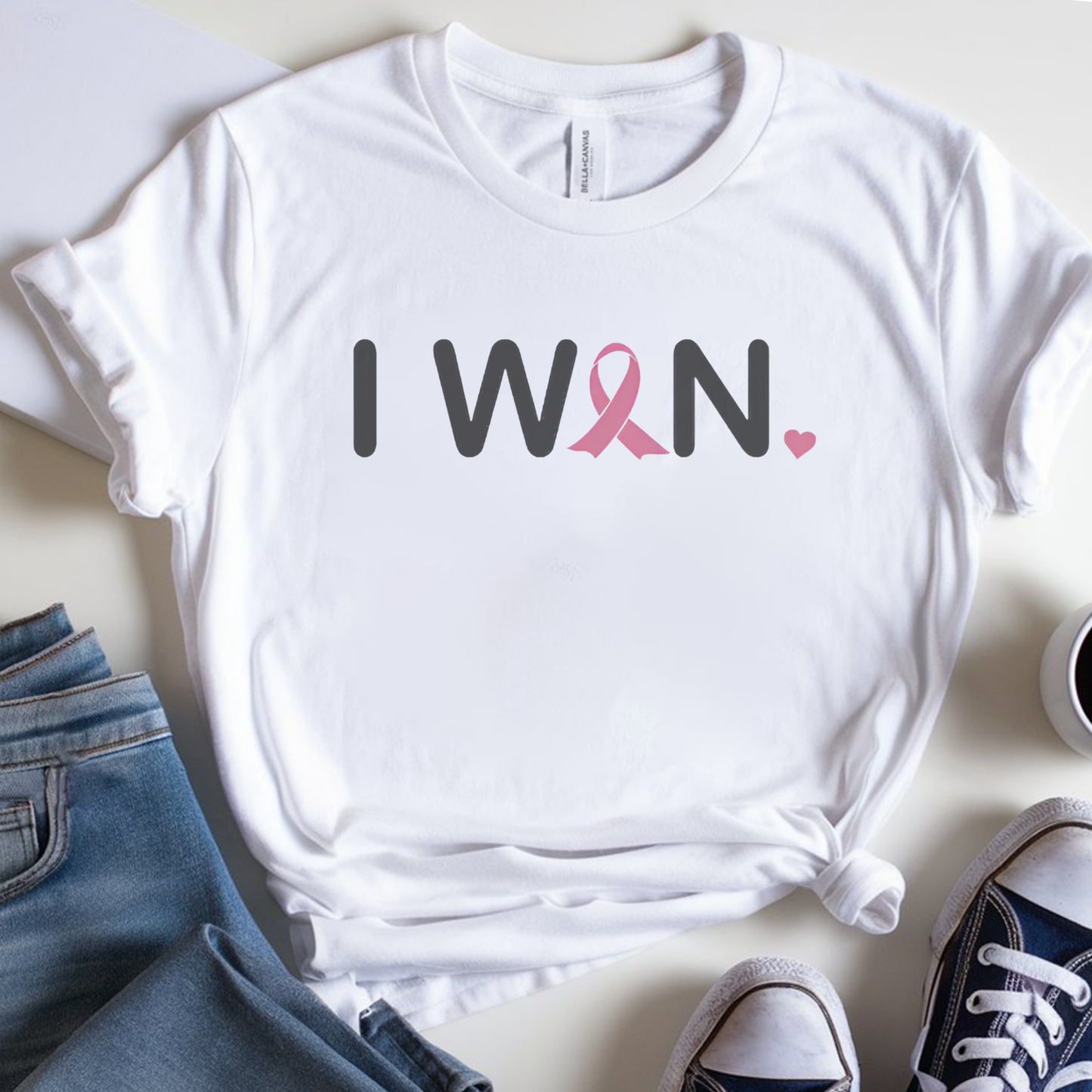 I won Breast🎗️Cancer Support T-shirt