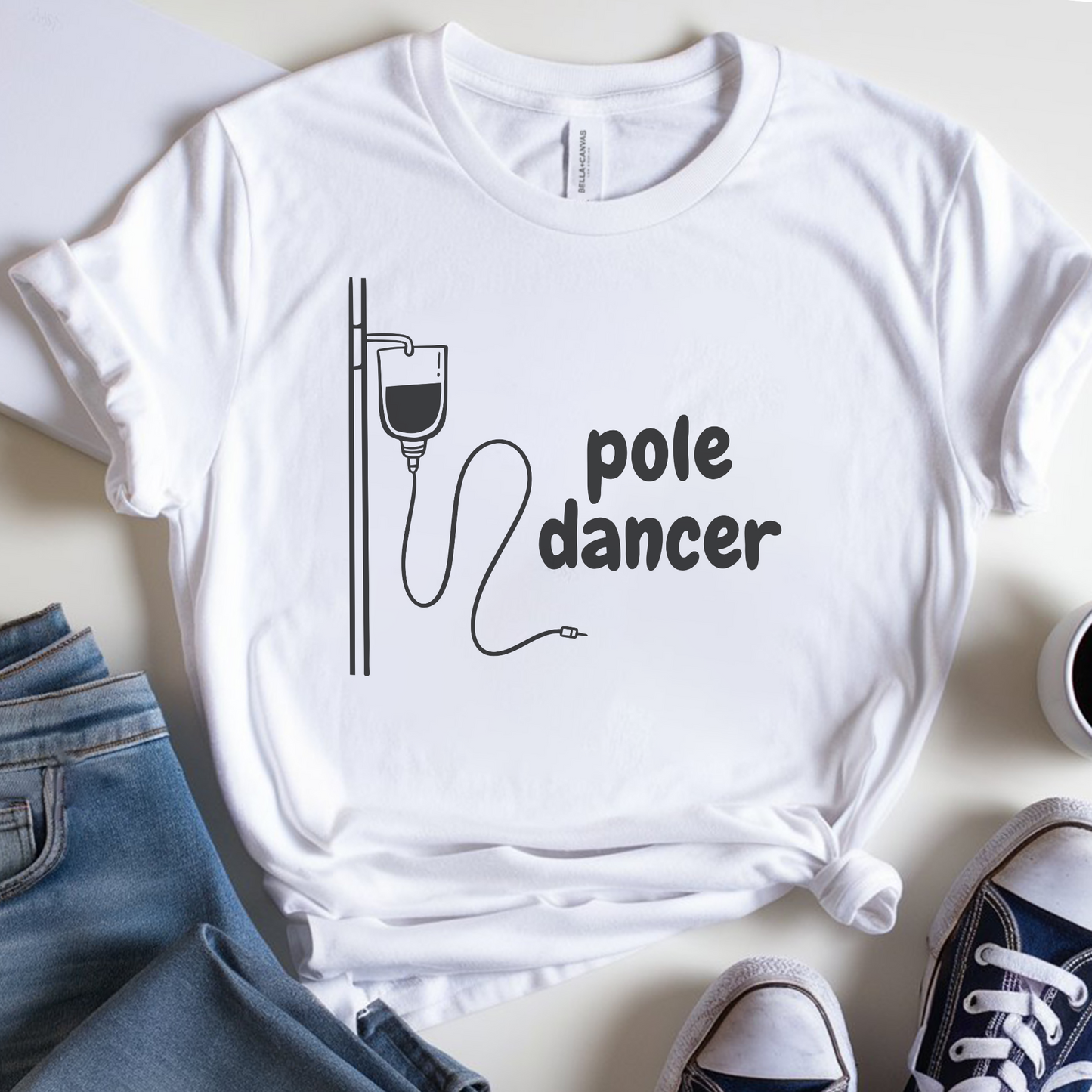 Pole Dancer🎗️ Cancer Support T-shirt