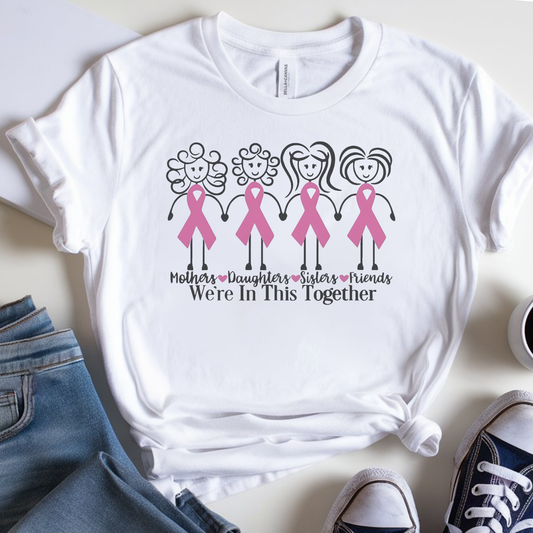In this together🎗️ Cancer Support T-shirt