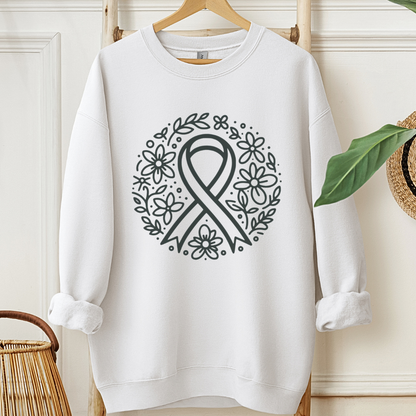 Floral Hope🎗️Cancer support Sweatshirt