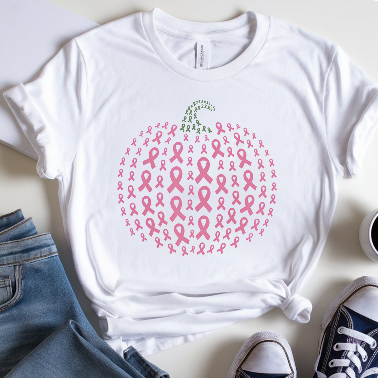 pumpkin ribbon🎗️ Cancer Support T-shirt