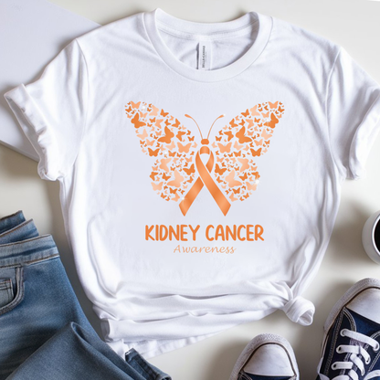 Kidney Awareness🎗️ Cancer Support T-shirt