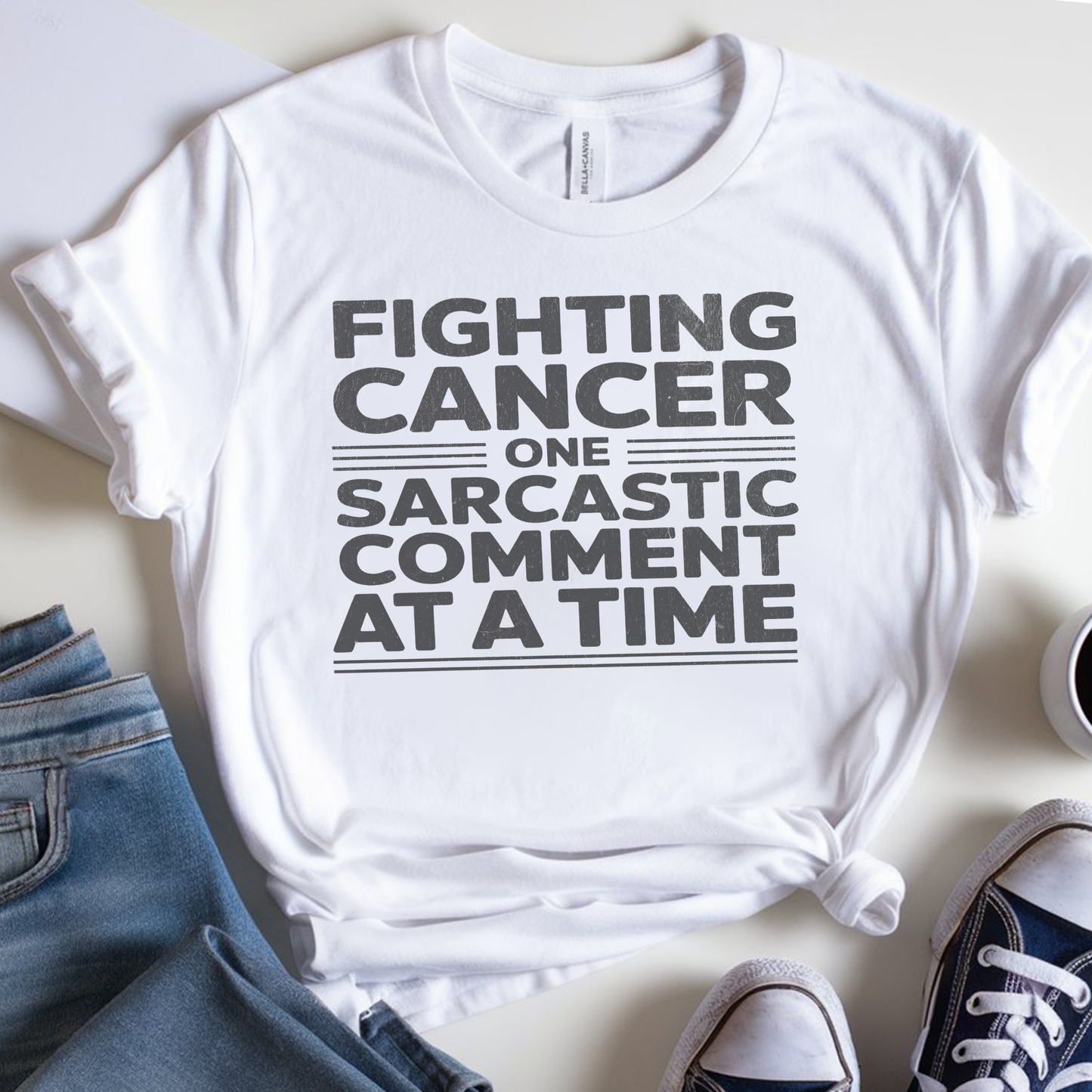 Comment🎗️ Cancer Support T-shirt