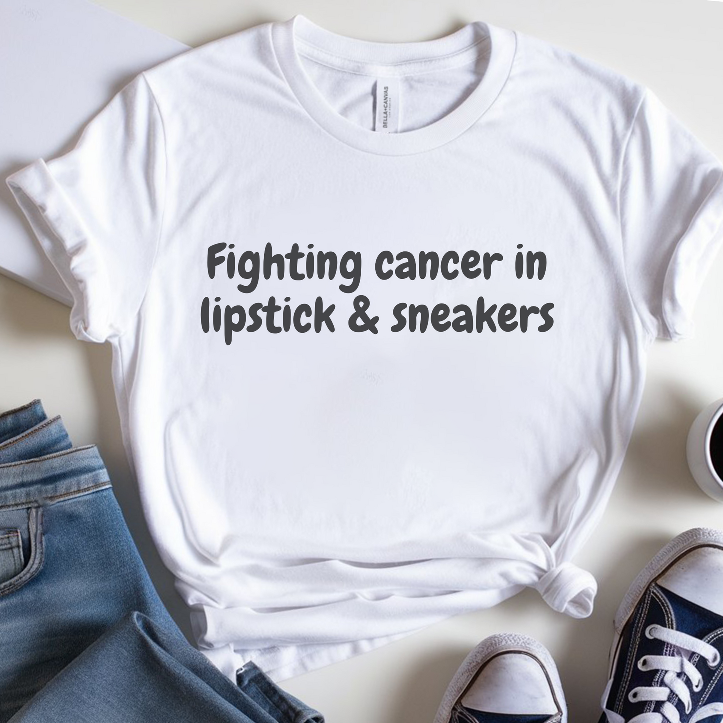 Lipstick🎗️ Cancer Support T-shirt