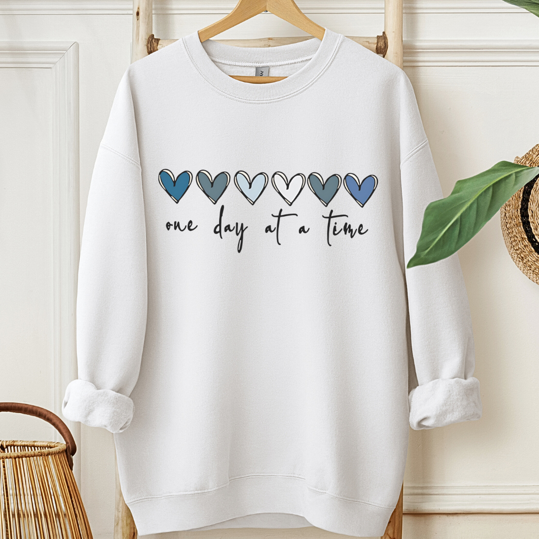 One day (hearts) 🎗️Cancer Support Sweatshirt
