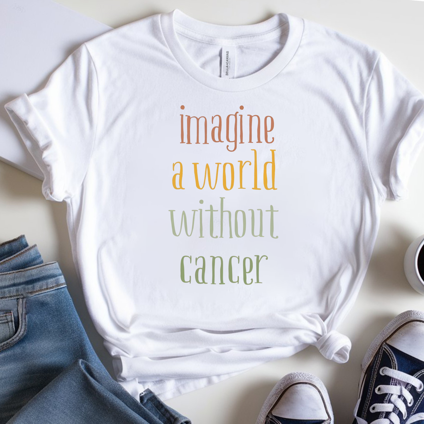 Imagine🎗️ Cancer Support T-shirt