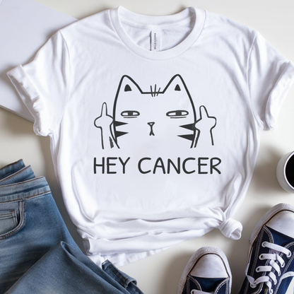 Hey 🎗️ Cancer Support T-shirt