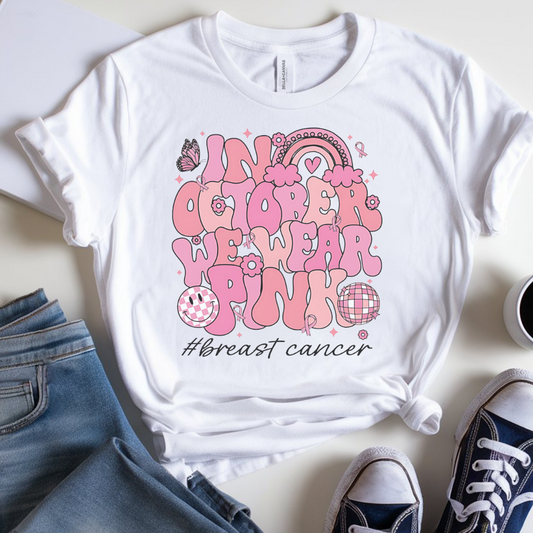 October🎗️ Cancer Support T-shirt