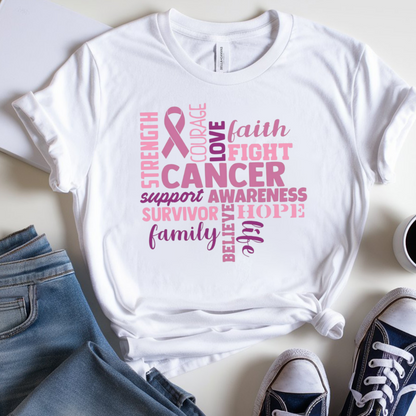 Support Awareness🎗️ Cancer Support T-shirt