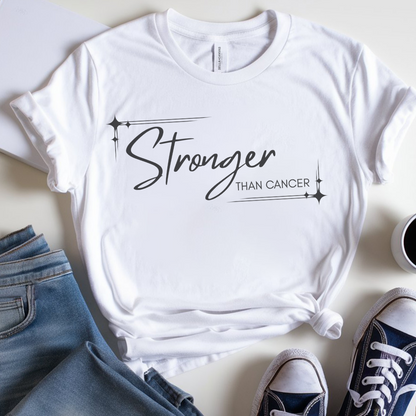 Stronger Than🎗️ Cancer Support T-shirt