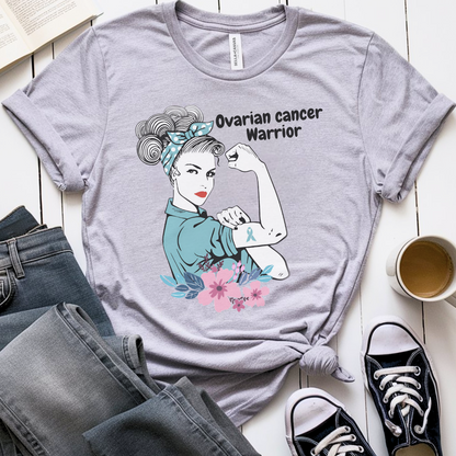 Ovarian Warrior🎗️ Cancer Support T-shirt