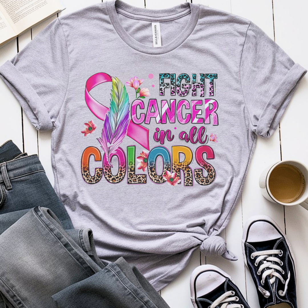 In all colors🎗️ Cancer Support T-shirt