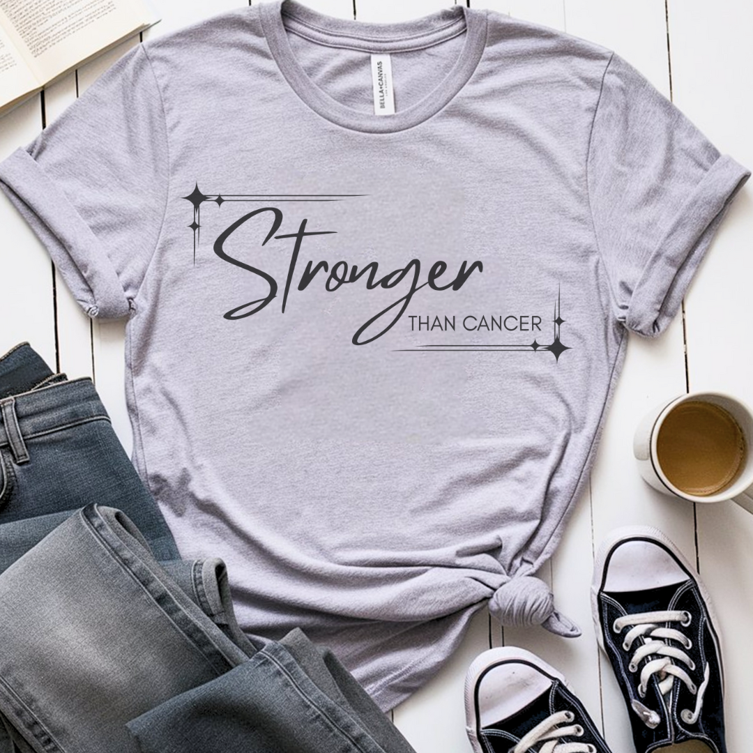 Stronger Than🎗️ Cancer Support T-shirt