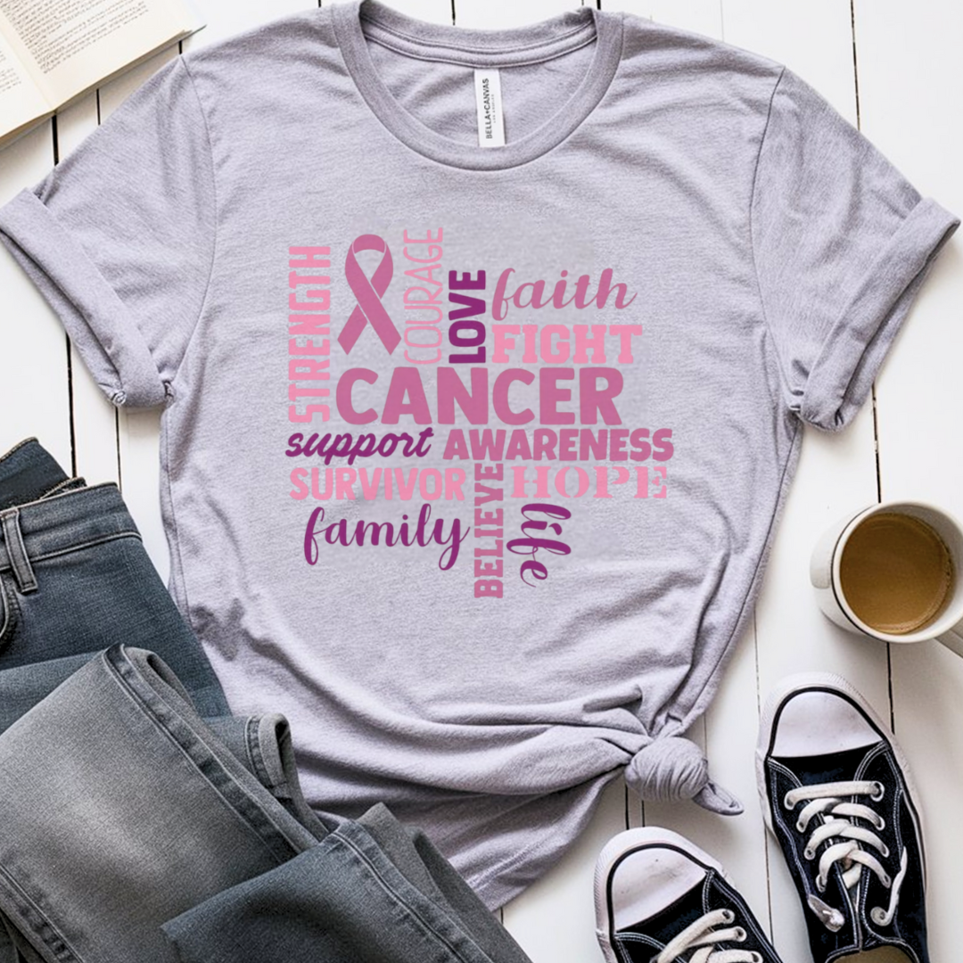 Support Awareness🎗️ Cancer Support T-shirt