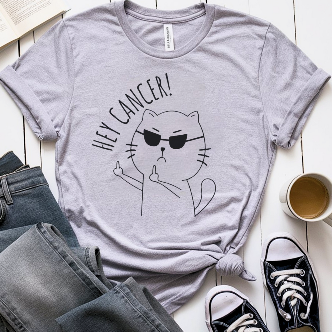 Hey Cancer 🎗️ Cancer Support T-shirt