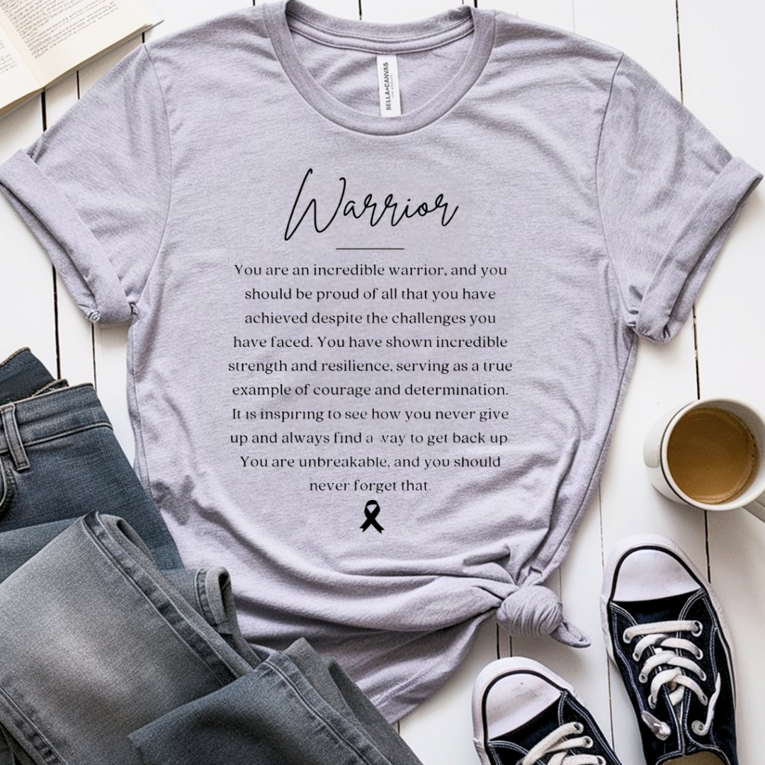 Incredible Warrior🎗️ Cancer Support T-shirt