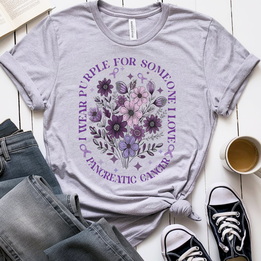 Purple🎗️ Cancer Support T-shirt