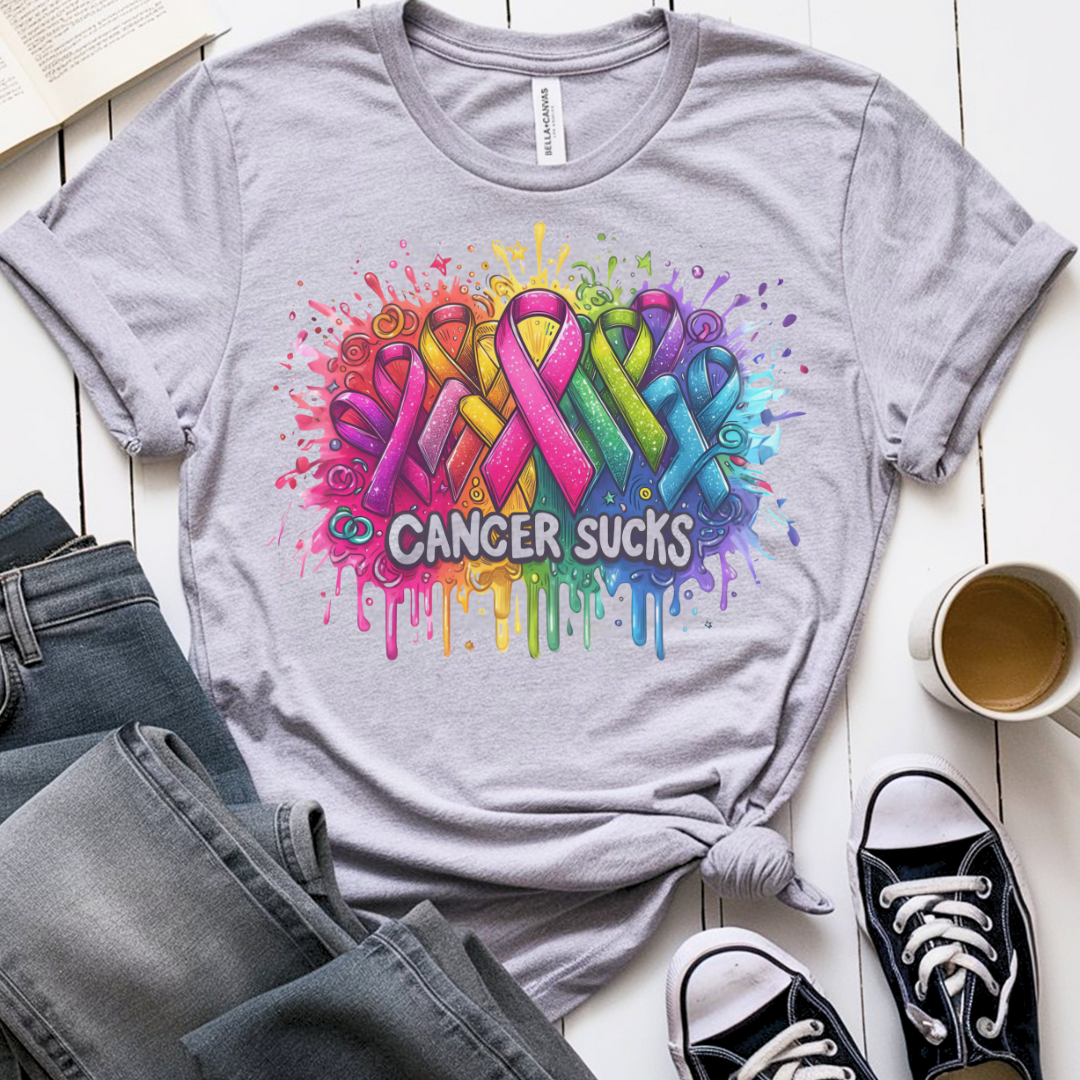 Sucks🎗️ Cancer Support T-shirt