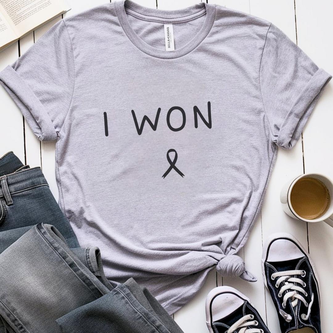 I won 🎗️ Cancer Support T-shirt
