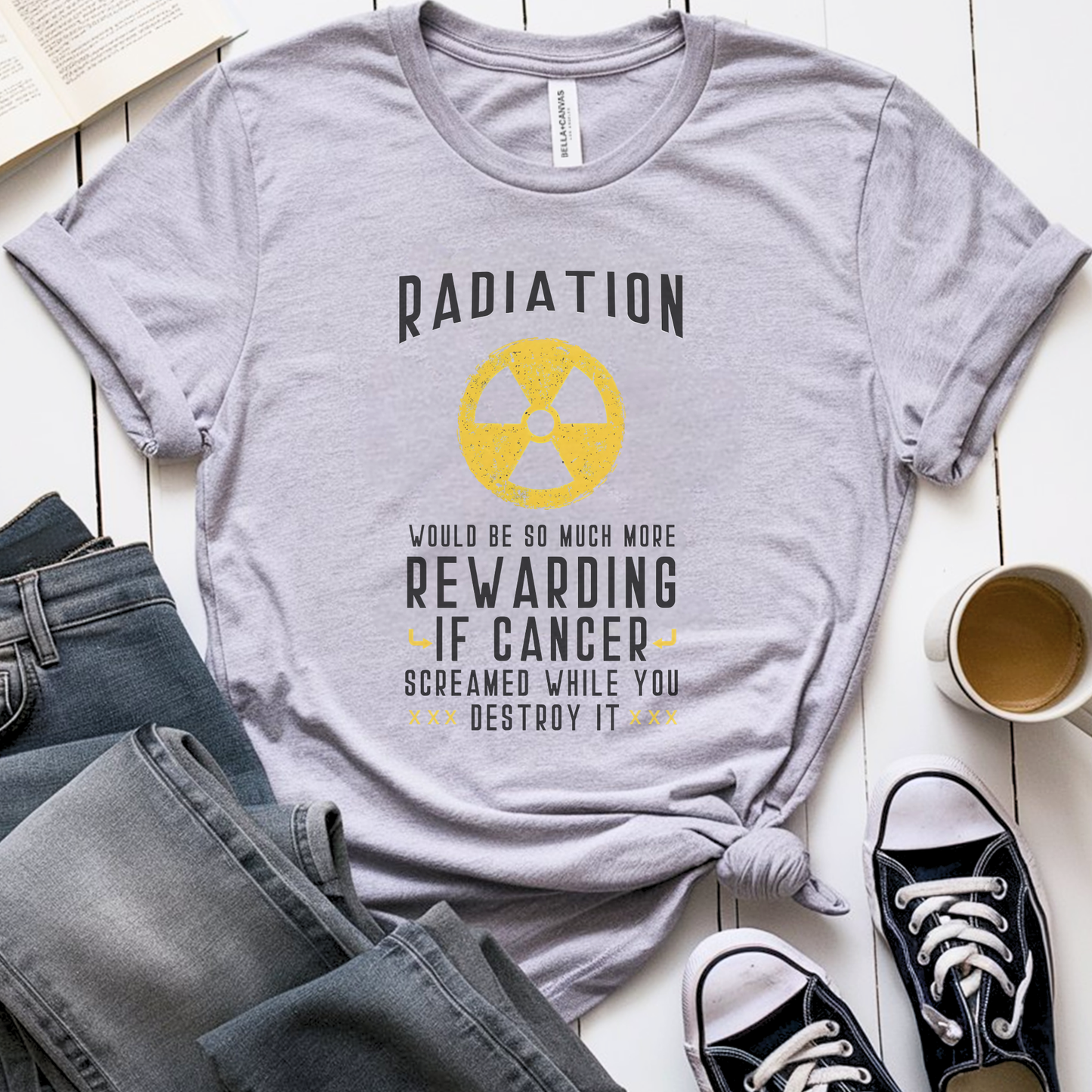 Radiation🎗️ Cancer Support T-shirt