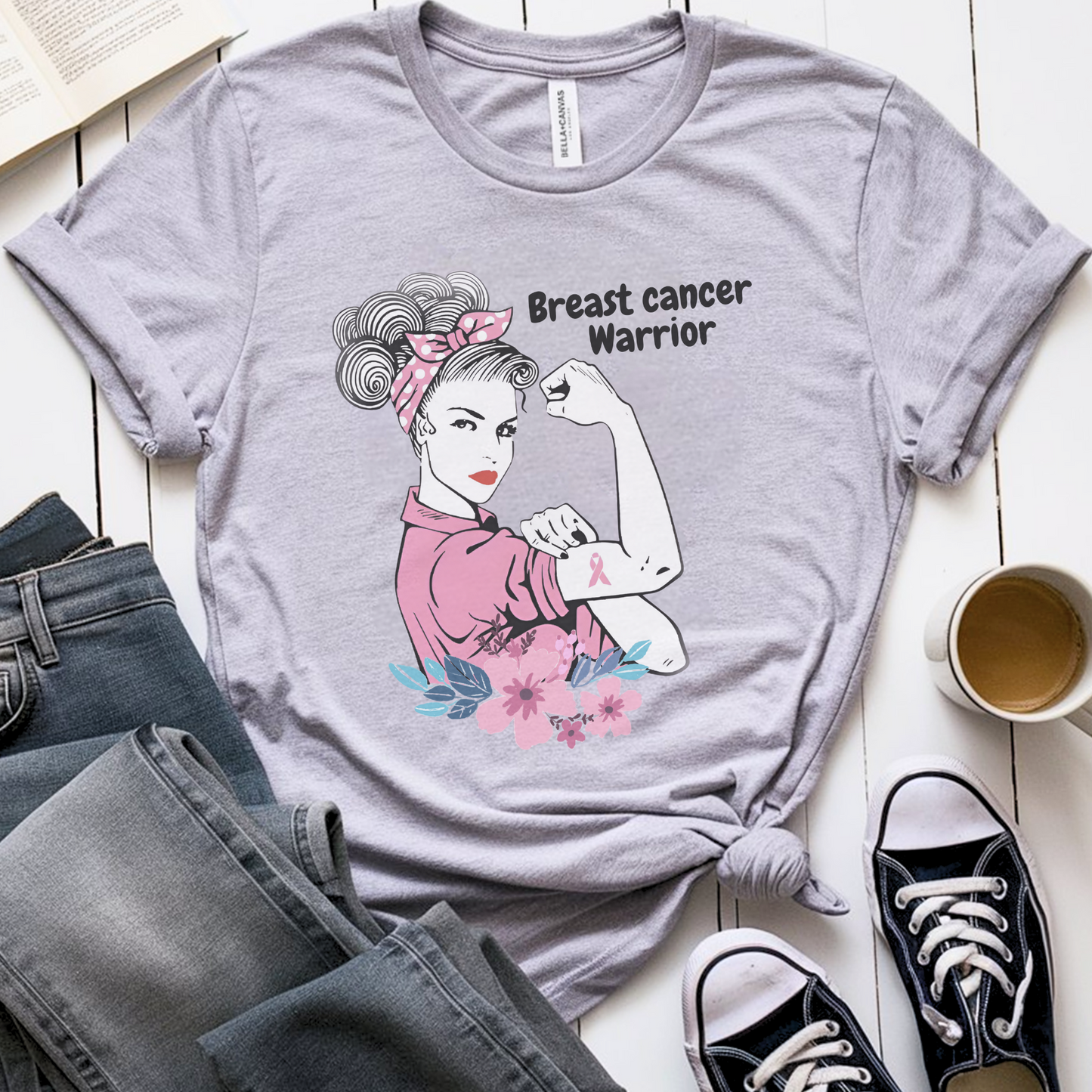 Breast Cancer Warrior🎗️Cancer Support T-shirt