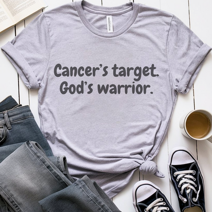 God's warrior🎗️ Cancer Support T-shirt