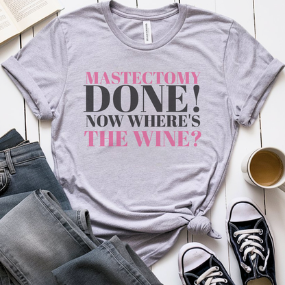 Wine🎗️ Cancer Support T-shirt