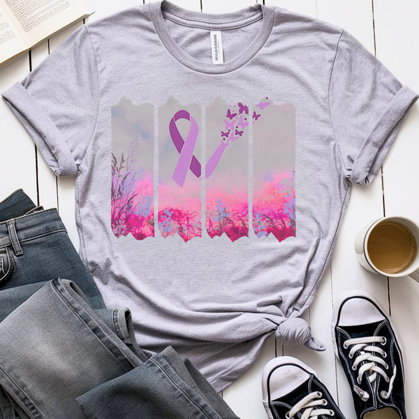 Butterfly🎗️ Cancer Support T-shirt